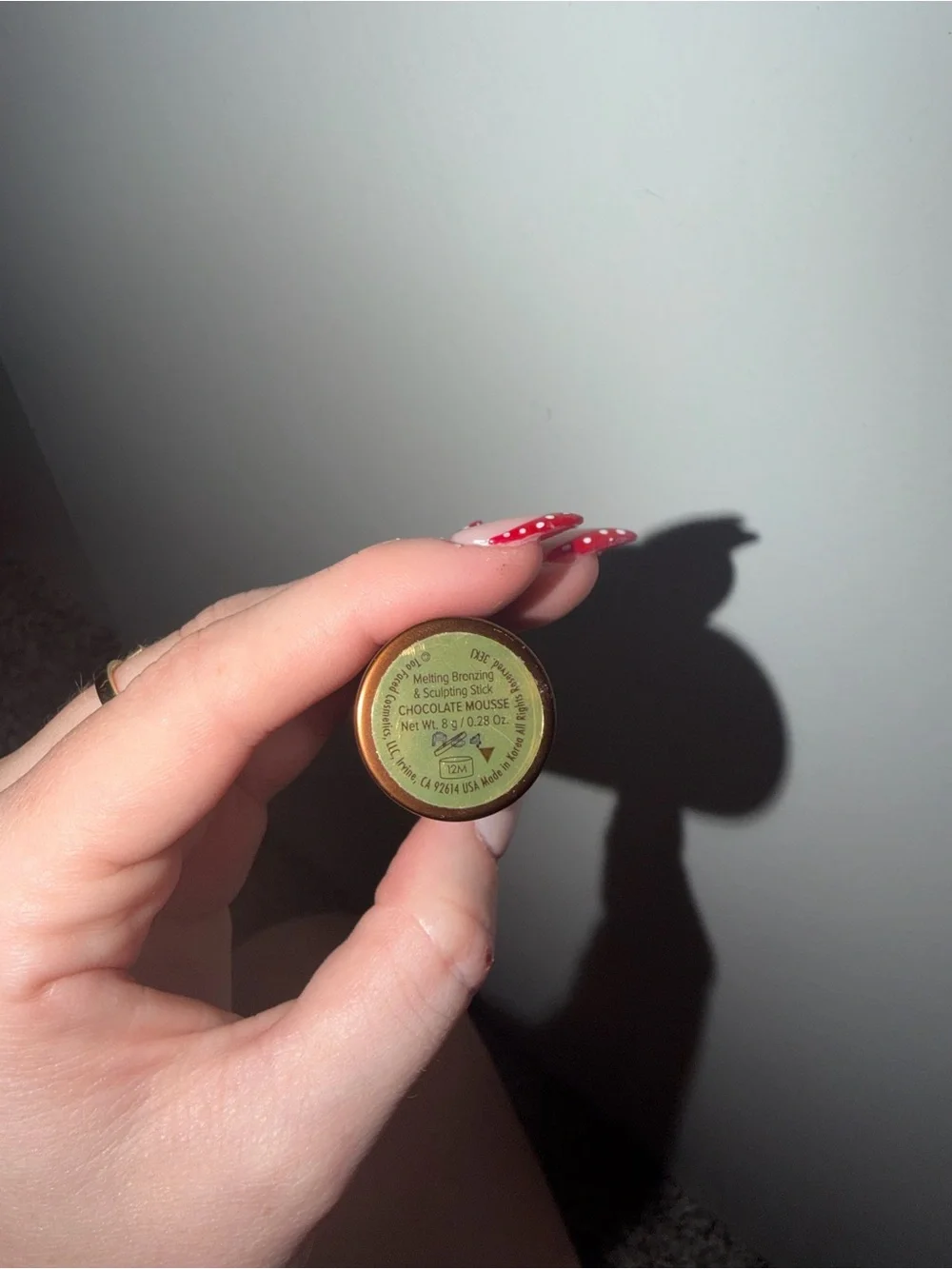 Too Faced Metallic Copper Lipstick Case